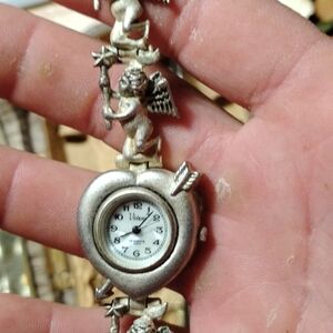 Ina Silver Angel Heart Women's Watch